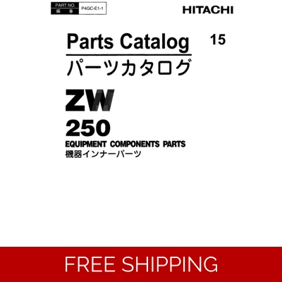 HITACHI ZW250 WHEEL LOADER PARTS CATALOG